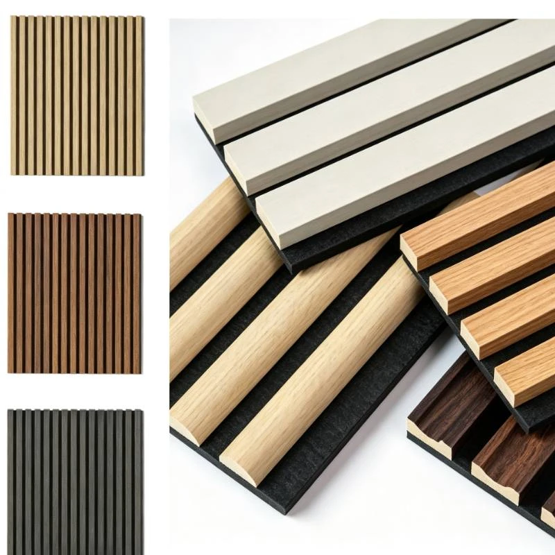 Painel de absor&ccedil;&atilde;o de som de madeira
